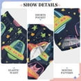 thumbnail image 6 of FORMRS Kids Pajama Pants with Pockets Size 13-14Y Boys Lounge Sleep Bottoms, Cartoon Space Cat, 6 of 8