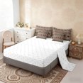 thumbnail image 5 of Erosebridal Hippie Aztec Twin Bedding Sets, Brown Black Leopard Print Bedding Comforter Set, Reversible 7pcs, 5 of 6