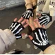 thumbnail image 4 of 2 Pz Guantes Huesos Calaca Halloween Disfraz Unisex Calavera, 4 of 7