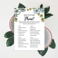 thumbnail image 6 of Inkdotpot Bridal ShowerGameWedding Shower Bachelorette Party Bulk ActivityGameCards 50-PackFloralWhats On Your Phone, 6 of 7