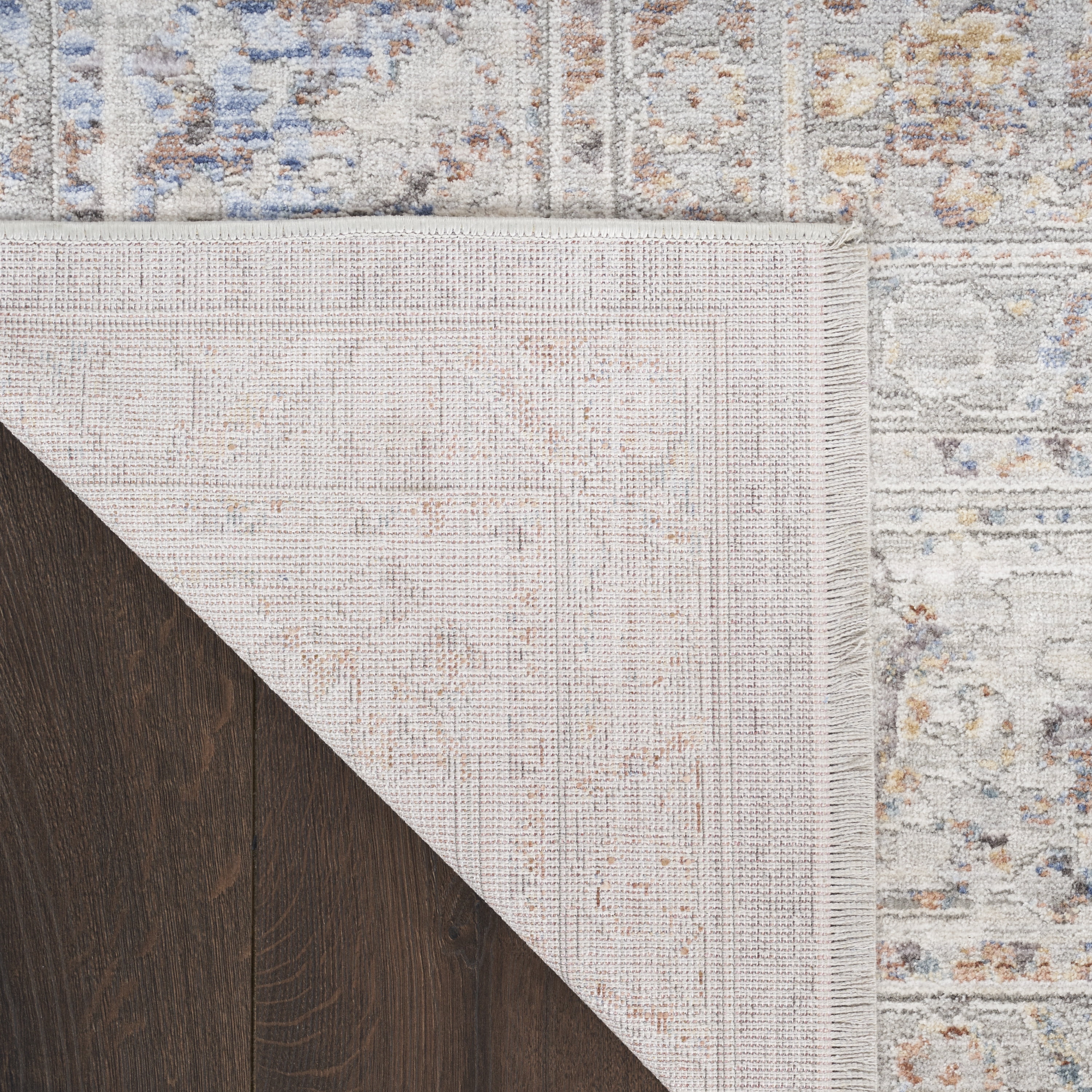 Nourison Timeless Classics Persian Ivory Blue 5'3" x 7'6" Area Rug (5x8)
