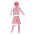 thumbnail image 2 of Conjunto de Sudadera con Capucha de Oreja de Gato Sunnimix 1/4 BJD SD MSD Pink, 2 of 8