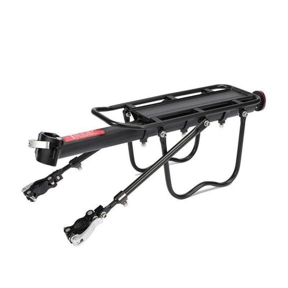 Aluminum Alloy Bike Rear Cargo Rack, Adjustable Quick Release Bicycle Luggage Carrier for Mountain Road Bike