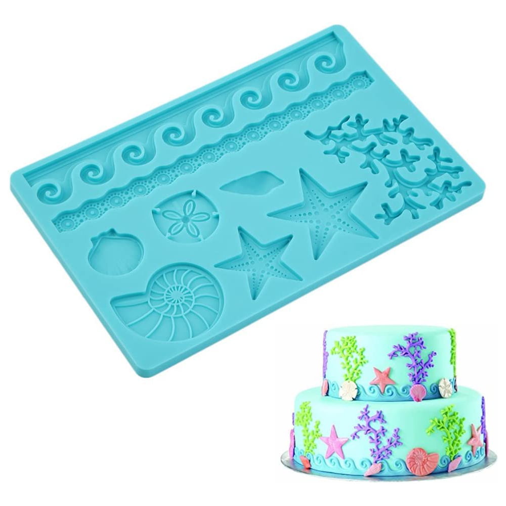 Sea Star silicone mold fondant cake decorating APPROVED FOR FOOD 