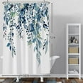 thumbnail image 2 of Nature Landscape Shower Curtain Summer Forest River Jungle Waterfall Lake Window Scenery Shower Curtains Decorative for Bathroom Waterproof Fabric Shower Curtain with Hooks 48x72 Inches, 2 of 6