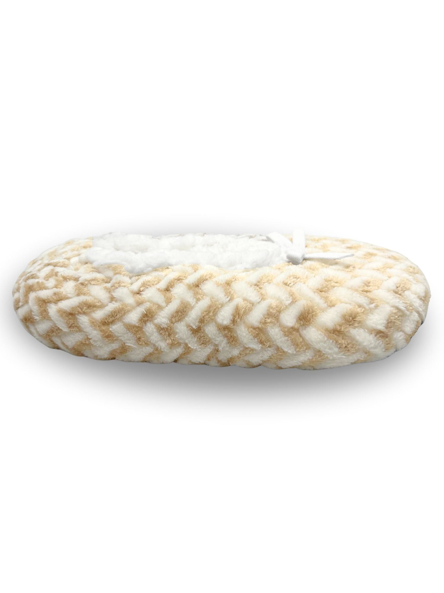 Fuzzy Babba Women's Textured Herringbone Slipper Socks, 1-Pack, Shoe Sizes 7-9.5