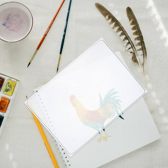 WEUVEB Reusable Clear Gel Press Plate for Arts Crafting Flexible Soft Printing Board with Easy Clean Surface