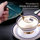thumbnail image 4 of Advancent Cuchara redonda chapada en acero inoxidable, cucharas portátiles para bebidas de café, doméstico, herramienta para ceremonia de boda, Juegos de servir café y té 4 piezas Advancent HA010906-02, 4 of 6