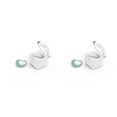 thumbnail image 1 of Auriculares Inteprter Bluetooth Recargables con Micrófono Plata 2Conjunto, 1 of 6