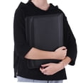 thumbnail image 4 of Multifunctional Professional Business Portfolio Padfolio Folder Document Case Organizer A4 PU Leather Zippered Closure Loose- Loop with Calculator Business Card Holder Memo Note Pad, 4 of 7