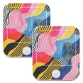 thumbnail image 7 of Yayeee 2-Pack Plug in LED Night Lights with Light Sensors Motion Detectors, Stripes Pattern, 7 of 7
