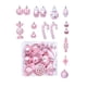 thumbnail image 2 of Juego de adornos de 16 piezas para bolas navideñas - bolas colgantes coloridas con hebillas metálicas para decoraciones del árbol de Navidad, 2,8 pulgadas, 2 of 5