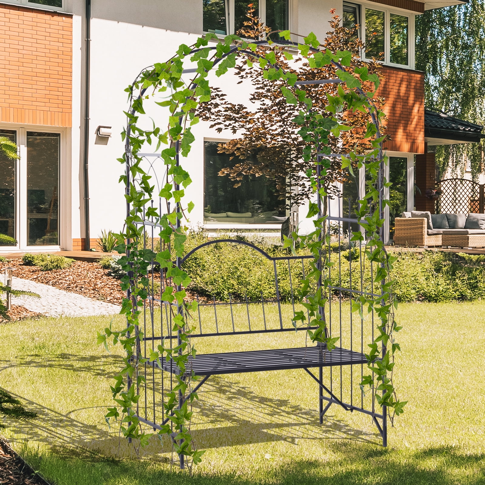 hanging bench landscape arch hanging bench landscape arch
