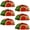 Multicolored 1, variant on PhooArto 6 Pcs Cup Drawer Pulls, Cute Puppy Dogs Pattern Shell Shape Handles Cabinet Knobs for Dresser Cupboard Closet Wardrobe with Screws
