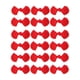 thumbnail image 4 of 20 botones con cierre de rana y nudo chino con cuentas para costura. rojo, 4 of 8