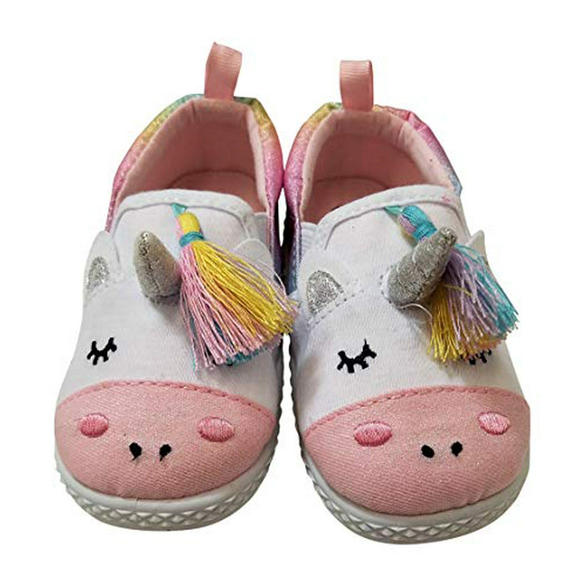 Unicorn Sneakers Shoes Girls Toddlers 5 White Walmart