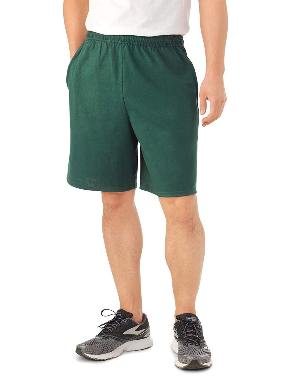 Fruit of the Loom Men's Jersey Shorts with Side Pockets