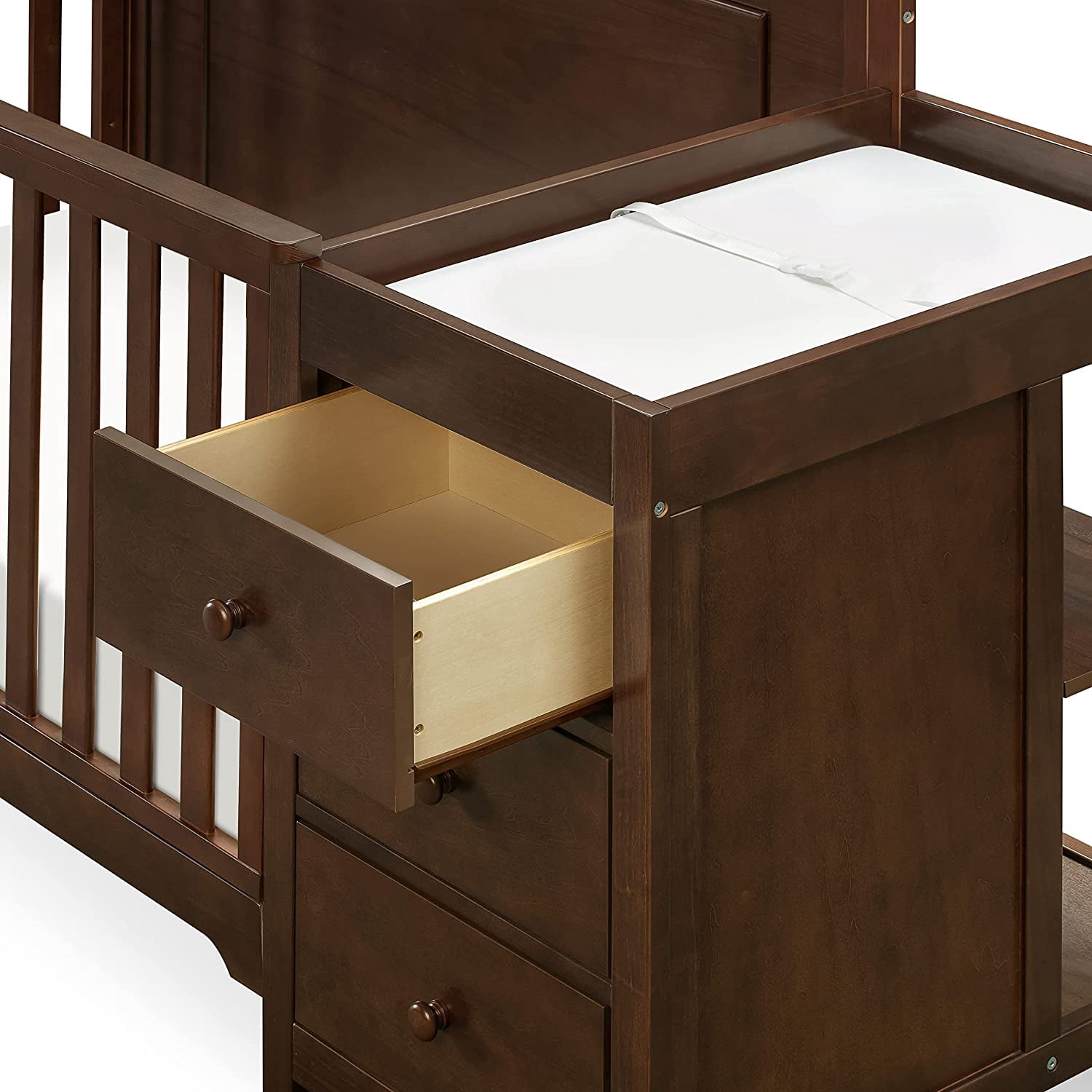 Carter's by DaVinci Dakota 4-in-1 Crib and Changer Combo in Espresso