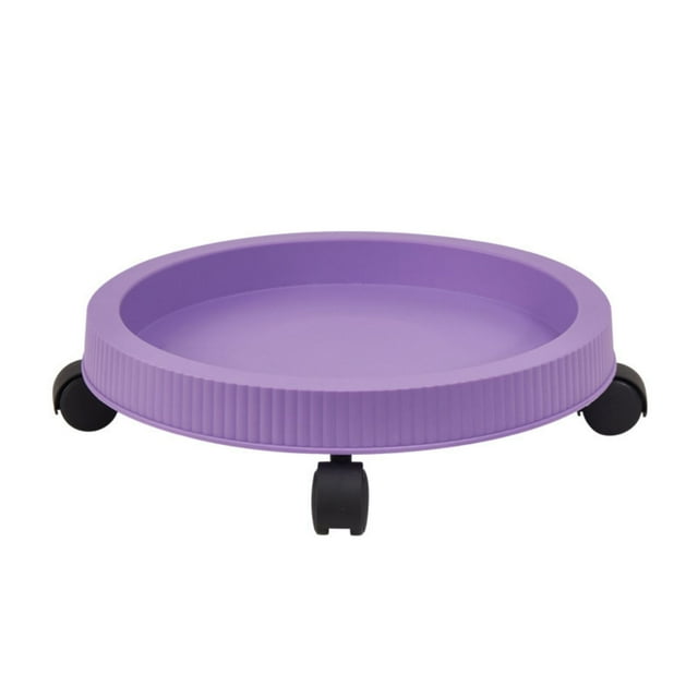 Purple Three Dimensional Four Flowerpot Strawberry Pot Stacking Cultivation Pot Chassis Vegetable Melon And Fruit Cultivation Pot Mobile Base With Wheels For Indoor Outdoor Gardening