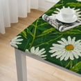 thumbnail image 5 of nygtbtfer Square Fitted Tablecloth with Elastic Edge, Flower Waterproof Table Covers, Washable Polyester Table Cloths for Kitchen Dining Picnic Party 46*46, 5 of 8