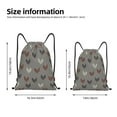 thumbnail image 2 of Sikiie Rooster Drawstring Backpack Drawstring Bags, Draw String Back Bag for Sports, Gym, Travel, Swimming, Beach-Small, 2 of 6