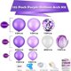 thumbnail image 4 of Balloon Arch Kit, globos de confeti de látex para fiestas, color morado, 135 unidades, 4 of 4