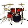 Ludwig Epic 6-Piece Power Shell Pack with Vintage Bronze Rims & Lugs Mahogany Burst