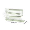 thumbnail image 2 of 4 Tier Slide Egg Holder, Refrigerator Side Door Storage Container, Rolling Egg Dispenser, Holds Up to 30 Eggs, Space Saving Organizer, Plastic Egg Tray Box for Kitchen Fridge Use, 13*7*3in, Green, 2 of 7