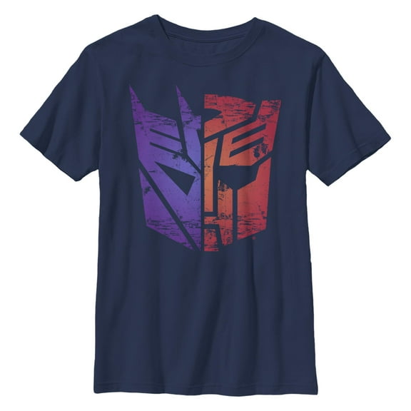 Boy's Transformers Split Logo  Graphic T-Shirt