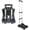 Black, variant on Folding Hand Truck and Dolly 110-lbs Lightweight Portable Luggage Cart for School Travel Office Moving (Black)