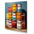 thumbnail image 2 of Designart "Campbells Soup Pop Art wall art II" Modern Canvas Print, 2 of 5