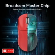 ATTACK SHARK X3 49g SUPERLIGHT Gaming Mouse, PixArt PAW3395 Sensor, BT/2.4G Wireless/Wired, 6 Adjustable DPI up to 26000, for Win10/11/Xbox/PS/Mac