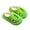 Green, variant on Xfvqtps Child Fuzzy Slippers Dinosaur Slippers Funny Fleece Lining Soft Thick Sole Memory Foam Slip on Non-Slip Waterproof Comfortable Cozy Warm Winter House Slippers for 0-12 Years