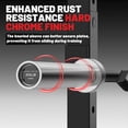 thumbnail image 4 of ROALW Olympic Barbell, 6.2ft Curl Barbell for Strength Training and Technique Adjusting, 2 inch Olympic Bar with Volcano Knurling Spin Sleeves Comfortable Grip for Bench Press Curls, 4 of 8