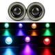 thumbnail image 1 of ZHAOCHENG 2 faros antiniebla para coche con forma de ojo de ángel y anillo de halo, faros LED redondos, lámpara de conducción universal, 1 of 5