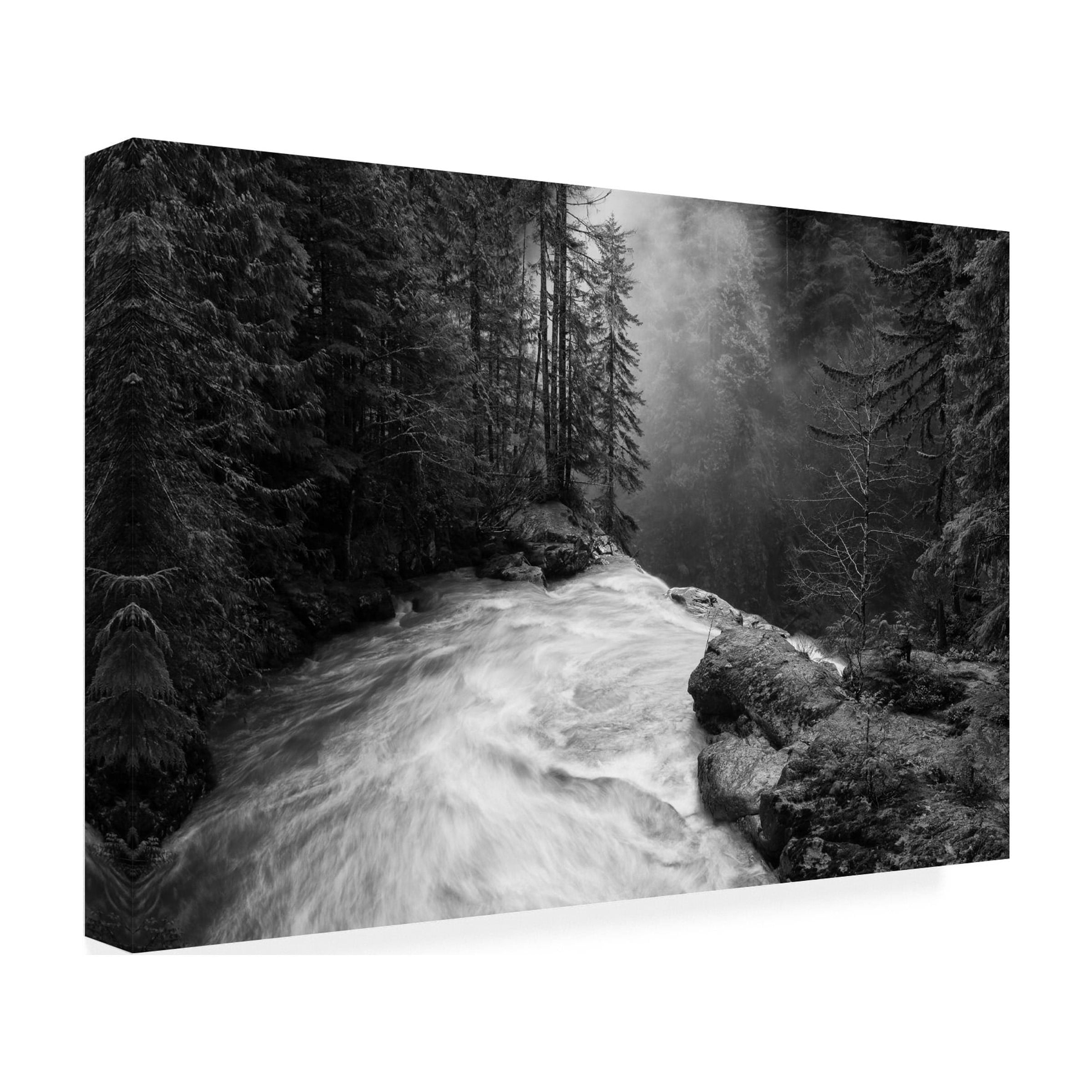 James K. Papp 'Over The Falls' Canvas Art