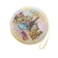 thumbnail image 2 of stanreset Cute Round Headset Box Landscape for Zipper Coin Purse Key Storage Wallet Pouch Bag Gift 4 1Set, 2 of 4