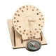 thumbnail image 4 of Reloj de sol ecuatorial, juguete de ayuda para la enseñanza, decoración DIY de madera ensamblable, modelo de experimento científico, reloj de sol de Zulema juguetes de reloj de sol, 4 of 8