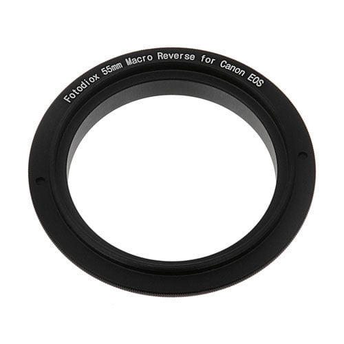 Fotodiox 72mm Filter Thread Macro Reverse Mount Adapter Ring for Canon EOS (EF, EF-S) Mount SLR Camera Body