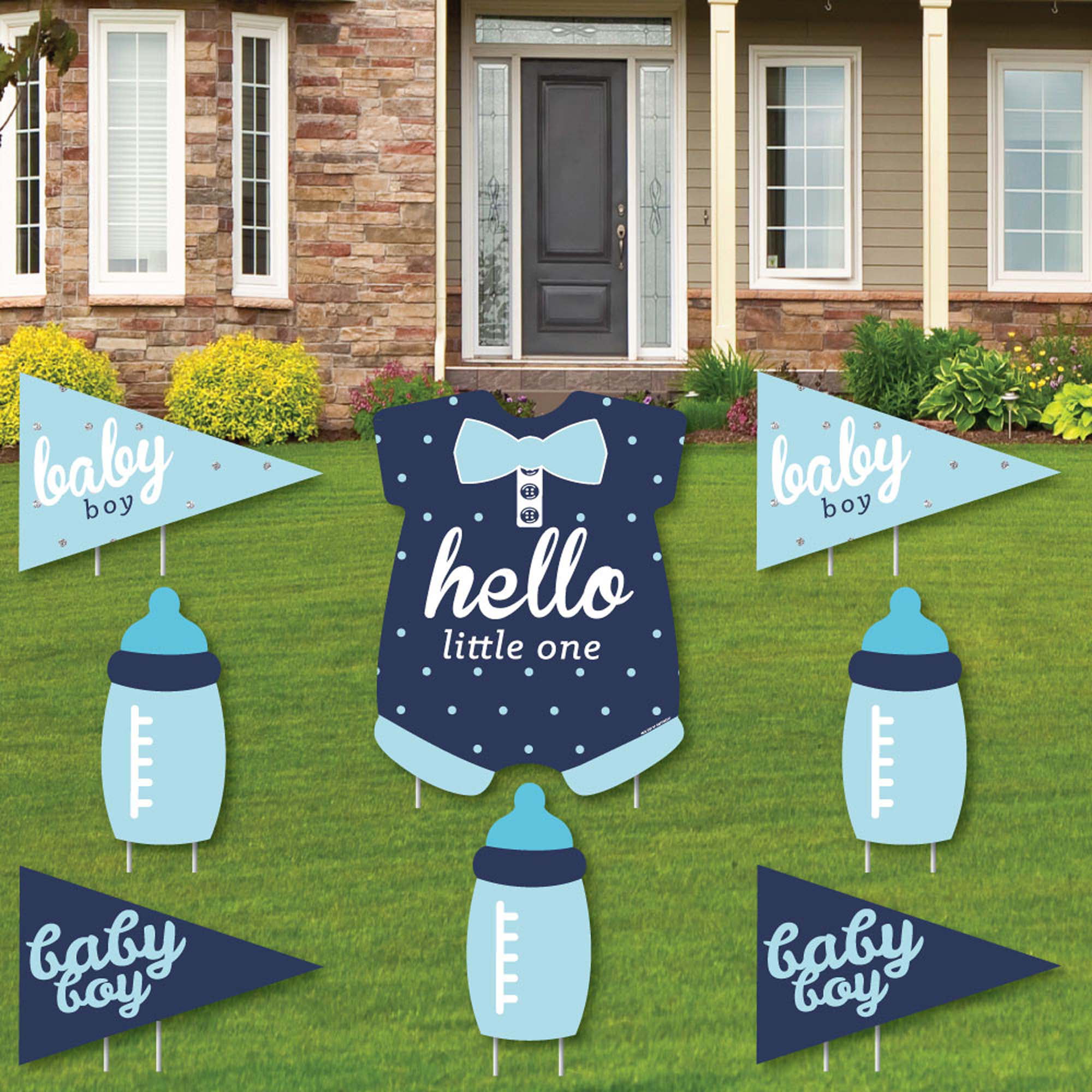 Classic Navy Double-Sided Weather-Resistant Yard Sign 27x18 5-Pack CGSignLab Sale Today Only