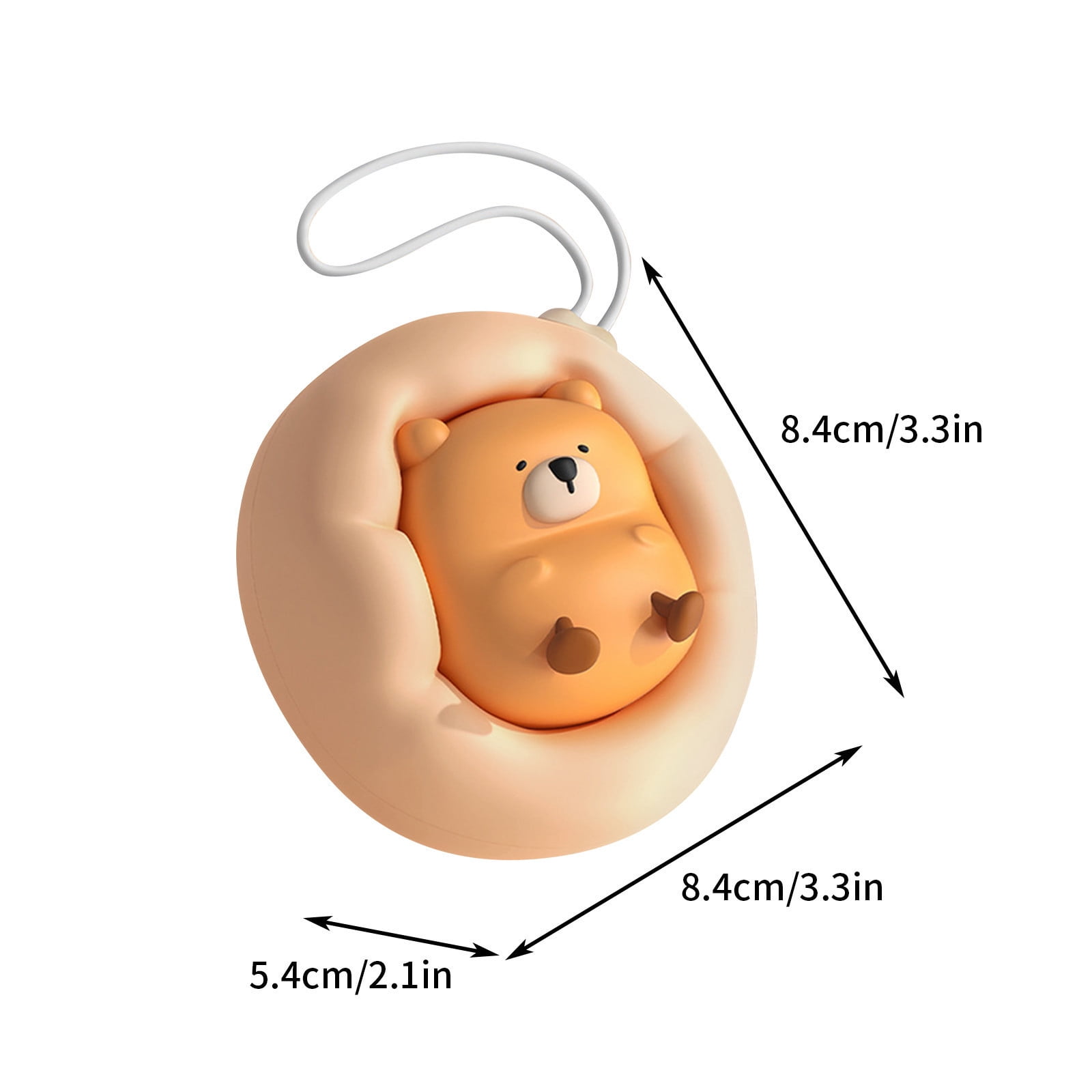 Winter Clearance! Tunhigl Handheld Hand Warmer USB Charging Portable Hand Warmer Delivery Lanyard Warm Hand Winter Gift