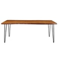 thumbnail image 2 of Jofran Nature's Edge Solid Wood 79" Modern Live Edge Dining Table, 2 of 7