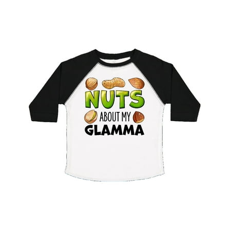 

Inktastic Nuts About My Glamma Peanut Almond Pistachio Gift Toddler Boy or Toddler Girl T-Shirt