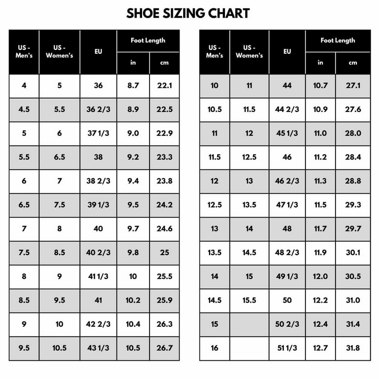 Air Max Size Chart Nike Air Max Thea Size Chart Sales