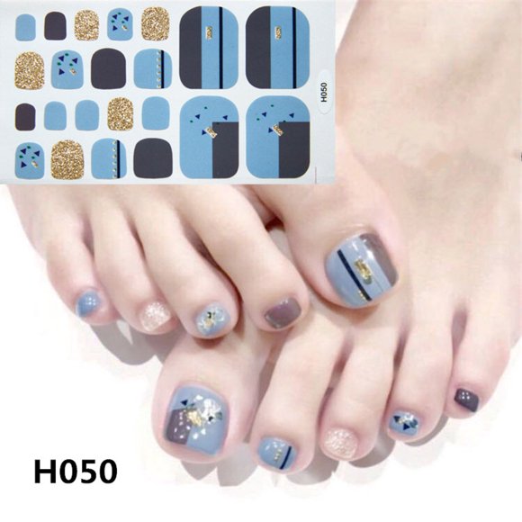 Fiudx Pegatinas para Uñas, Decoraciones Duraderas para Los Pies, Artefactos para Los Dedos Del Pie, Diseños de Colorantes Versátiles, Alternativa Al Esmalte de Uñas, Moda para Mujeres y Niñas, Divers