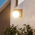 thumbnail image 4 of Solar Outdoor Wall Lamp Waterproof Courtyard Garden Fence Light Home Security Lighting Fixture, 4 of 9