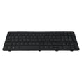 thumbnail image 4 of Teclado para computadora portátil jinwen reemplazo negro con marco 727682-001 721953-001, 4 of 8