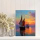 thumbnail image 2 of Qisvanset Farmhouse Swimming Cow Canvas Print 12x16 Inch Bar Bedroom Decor, 2 of 8