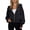 Black, variant on Drawstring Zip Up Hoodies for Women Fall Sweatshirts Jackets Casual Comfy Tops Outfits Clothes with Pocket