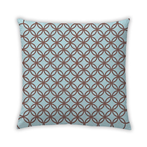 Ahgly Company Outdoor Square Contemporary Throw Pillow, 18 inch by 18 inch